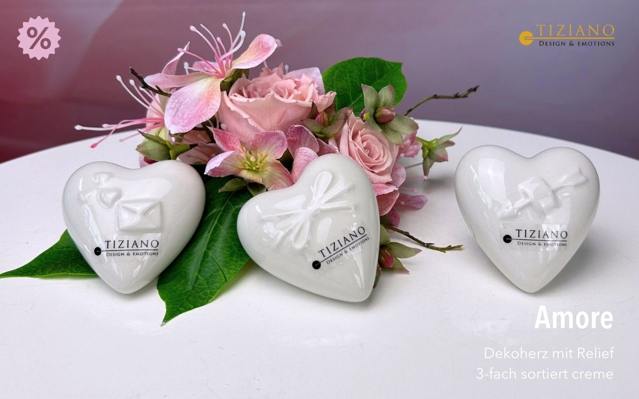 Dekoherz "Amore" Relief  3fach