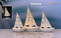 Tiziano LED-Boot Andiamo creme mit Timerfunktion